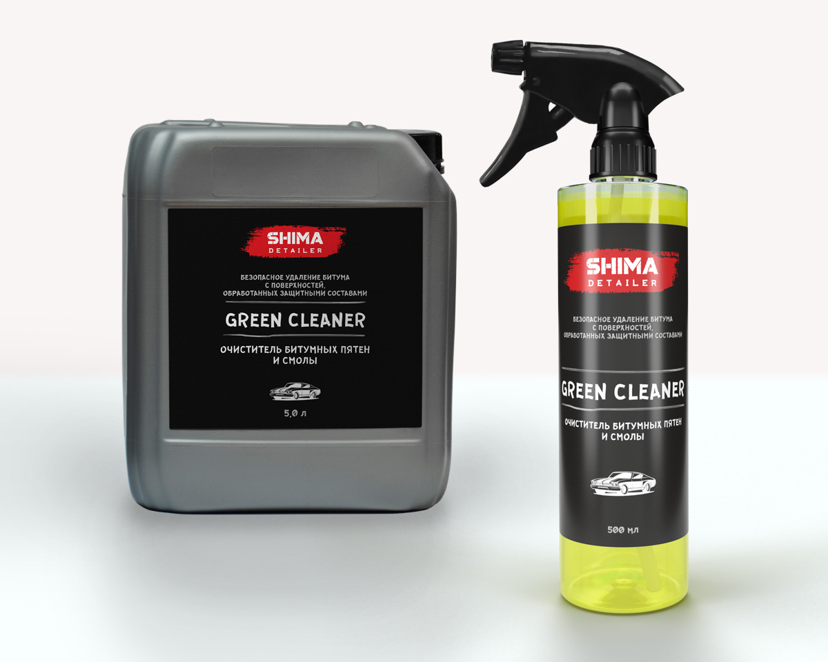 SHIMA DETAILER GREEN CLEANER Очиститель битумных пятен и смолы