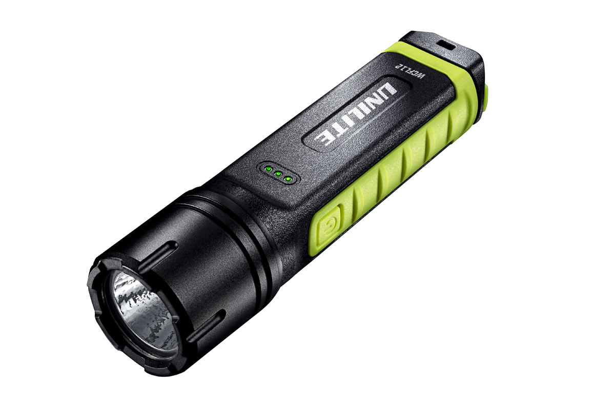 WCFL12 - Сверхъяркий фонарик 1200 Lm с беспроводной зарядкой, 2600 mAh, IP68/IK07