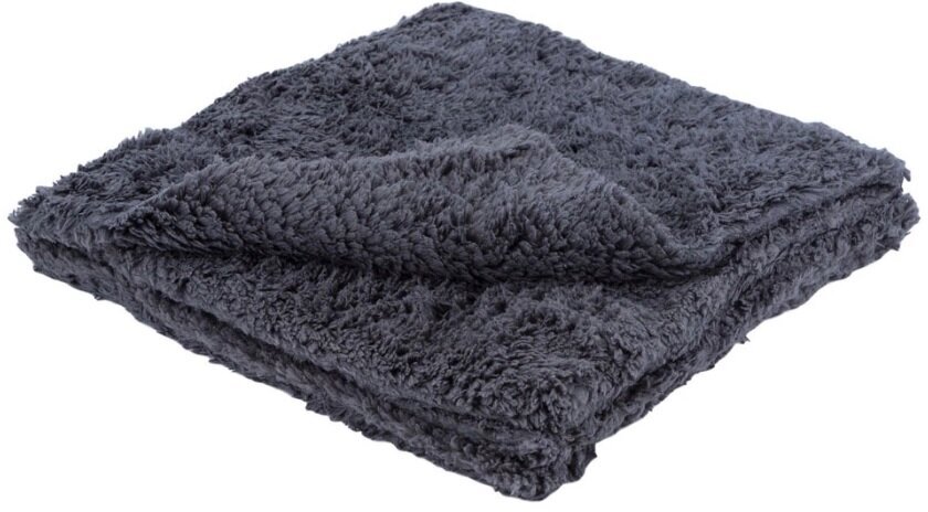 Микрофибра 40*40 черный 450 г, ультразвук, плюш,в уп, 25шт