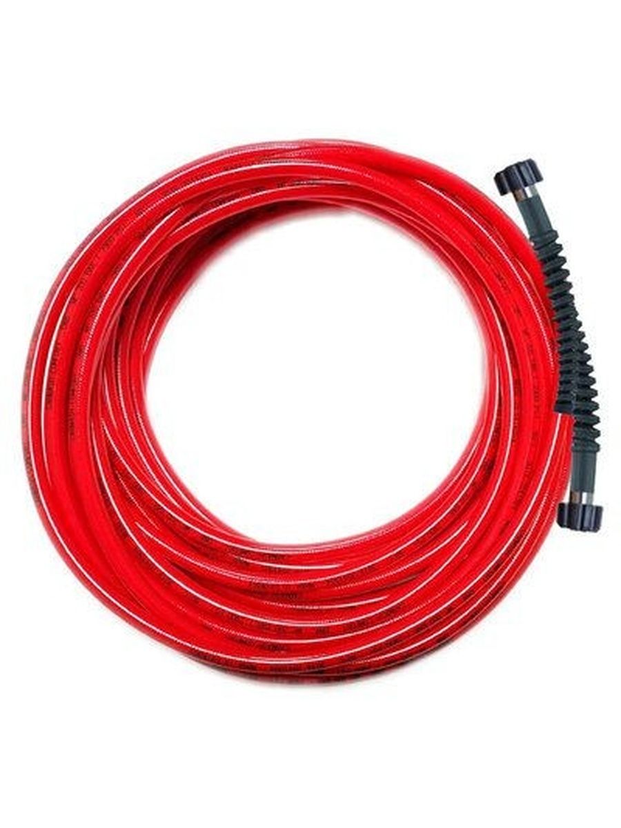 Рукав высокого давления carwash красный + защита dn6, 22x1,5 - 22х1.5, ключ (Длина 4,5 метра