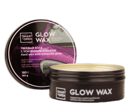 Воск для кузова твердый "Glow wax" усиленный блеск банка 180 гр Smart Open