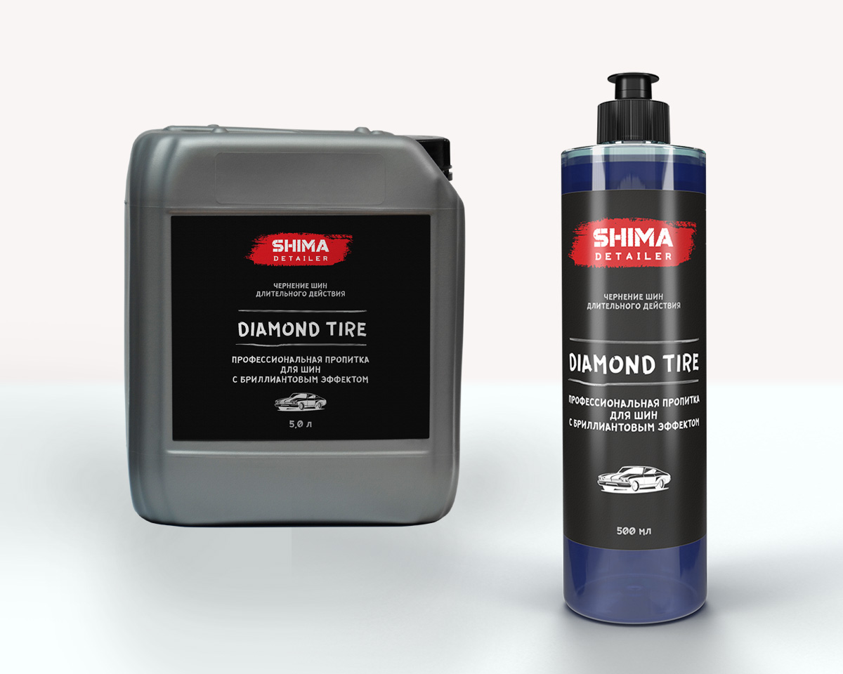 SHIMA DETAILER DIAMOND TIRE пропитка для шин с бриллиантовым эффектом