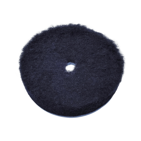 Au-33DOB135 Полировальный меховой круг Doodle Wool-Pad, black 135/25/135мм, шерсть длинная 15мм
