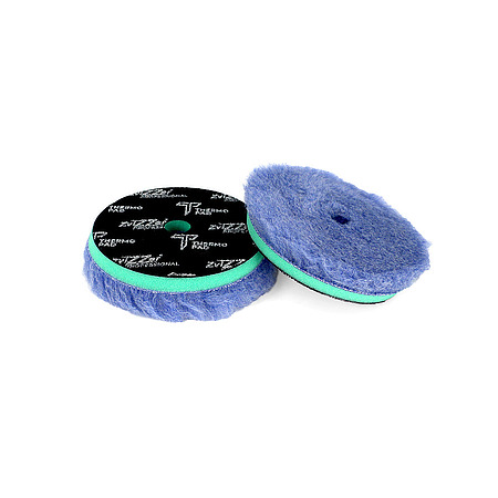 Меховой круг для роторной машинки на жёстком поролоне 125мм (140/25) - Thermo Nano Wool Комплект 2шт.