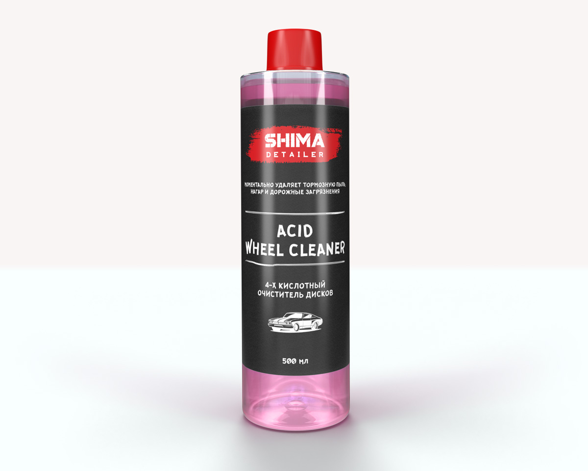 SHIMA DETAILER ACID WHEEL CLEANER 4-х кислотный очиститель дисков (концентрат).