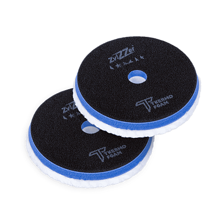 ZV-TM00016020MC Zvizzer Thermo Microfiber 160/20/150мм Комплект 2шт. Полировальный круг микрофибра короткая на полутвёрдом Termo поролоне с липучкой.