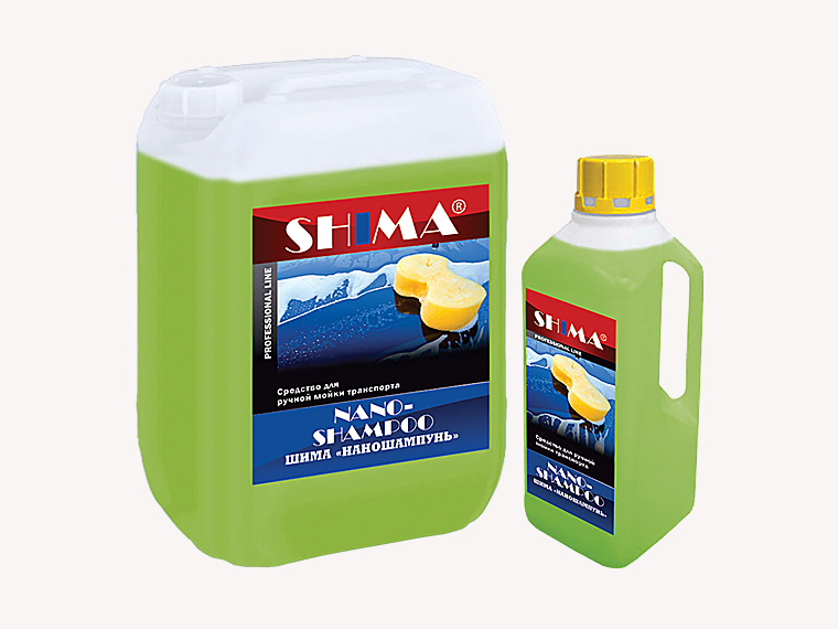 SHIMA NANOSHAMPOO (наношампунь) Автошампунь для ручной мойки с воском
